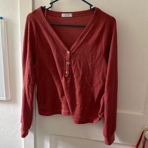 Long sleeve crop top